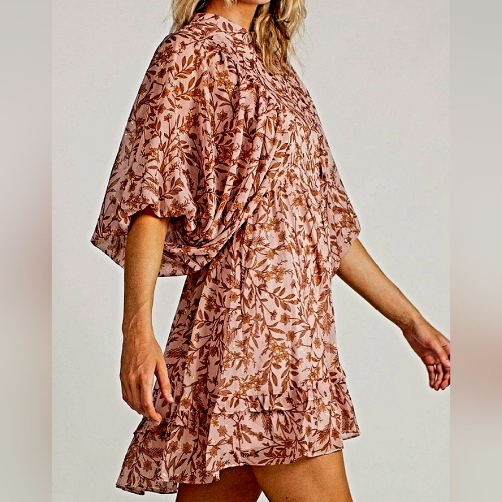 NWT Three of Something Champagne Dress